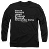 Image for Friends Long Sleeve Shirt - Chandler Bong