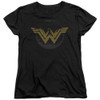 Image for Wonder Woman Movie Womans T-Shirt - Distressed Logo