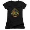 Image for Harry Potter Girls V Neck - Hogwarts Crest