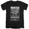 Image for Harry Potter V Neck T-Shirt - Bellatrix Lestrange Wanted Poster