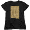 Image for Harry Potter Womans T-Shirt - Marauder's Map Interior