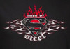 Superman T-Shirt - Steel Flames Logo