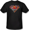 Image Closeup for Superman T-Shirt - Breaking Chain Logo