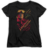 Image for A Nightmare on Elm Street Womans T-Shirt - Freddy Claws