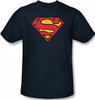 Image Closeup for Superman T-Shirt - Distressed Shield Logo