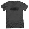 Image for Chevrolet V Neck T-Shirt - Bowtie Burnout