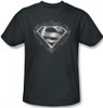 Image Closeup for Superman T-Shirt - Tribal Steel Logo