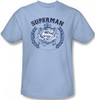 Image Closeup for Superman T-Shirt - Collegiate Crest Logo