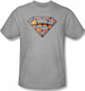 Superman T-Shirt - Basketball Shield Logo