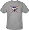 Superman T-Shirt - Crossed Bats Logo