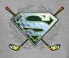 Image Closeup for Superman T-Shirt - Fore! Logo