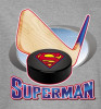 Image Closeup for Superman T-Shirt - Hockey Stick Logo