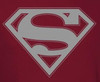 Image Closeup for Superman T-Shirt - Crimson & Gray Shield Logo