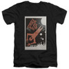 Image for Star Trek Juan Ortiz Episode Poster V Neck T-Shirt - Ep. 25 the Devil in the Dark on Black