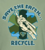 Image Closeup for Superman T-Shirt - Recycle