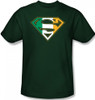 Superman T-Shirt - Irish Flag Shield
