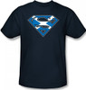 Image Closeup for Superman T-Shirt - Scottish Flag Shield