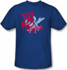 Image Closeup for Superman T-Shirt - Say no to Thugs