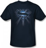 Image Closeup for Superman T-Shirt - Glowing Shield Logo