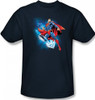 Image Closeup for Superman T-Shirt - Crystalize
