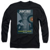 Image for Star Trek the Next Generation Juan Ortiz Episode Poster Long Sleeve Shirt - Season 1 Ep. 2 - Encounter at Farpoint Part One on Black