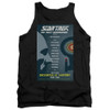 Image for Star Trek the Next Generation Juan Ortiz Episode Poster Tank Top - Season 1 Ep. 2 - Encounter at Farpoint Part One on Black