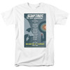Image for Star Trek the Next Generation Juan Ortiz Episode Poster T-Shirt - Season 1 Ep. 2 - Encounter at Farpoint Part One