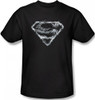 Image Closeup for Superman T-Shirt - Smoking Shield Logo