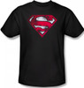 Image Closeup for Superman T-Shirt - War Torn Shield Logo