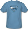 Superman T-Shirt - Tribal Chrome Shield Logo