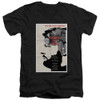 Image for Star Trek the Next Generation Juan Ortiz Episode Poster V Neck T-Shirt - Season 2 Ep. 22 Shades of Grey on Black