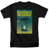 Image for Star Trek the Next Generation Juan Ortiz Episode Poster T-Shirt - Season 3 Ep. 15 Yesterday's Enterprise on Black