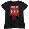Image for Star Trek the Next Generation Juan Ortiz Episode Poster Womans T-Shirt - Season 5 Ep. 16 Ethics on Black