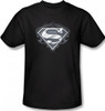 Image Closeup for Superman T-Shirt - Biker Metal Logo