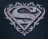 Superman T-Shirt - Tribal Steel Shield Logo