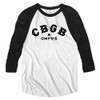 Image for CBGB 3/4 sleeve raglan - Black
