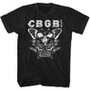 Image for CBGB T-Shirt - Butterfly Skull Logo