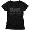 Image for AC/DC Girls T-Shirt - Back in Black Classic