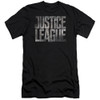 Image for Justice League Movie Premium Canvas Premium Shirt - Metal Logo