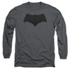 Image for Justice League Movie Long Sleeve Shirt - Batman Tone Logo