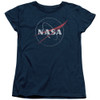 Image for NASA Womans T-Shirt - Distressed Logo