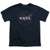 Image for NASA Youth T-Shirt - Distressed Logo