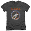 Image for NASA V Neck T-Shirt - Retro Shuttle