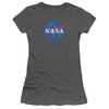 Image for NASA Girls T-Shirt - Meatball Logo Distressed