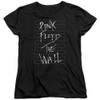 Image for Roger Waters Womans T-Shirt - The Wall on Black