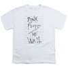 Image for Roger Waters Youth T-Shirt - the Wall on White