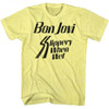 Image for Bon Jovi T-Shirt - Slippery When Wet