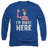 Image for Where's Waldo Long Sleeve Shirt - I'm Right Here