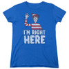 Image for Where's Waldo Womans T-Shirt - I'm Right Here