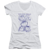Image for Where the Wild Things Are Girls V Neck - Wild Sketch
